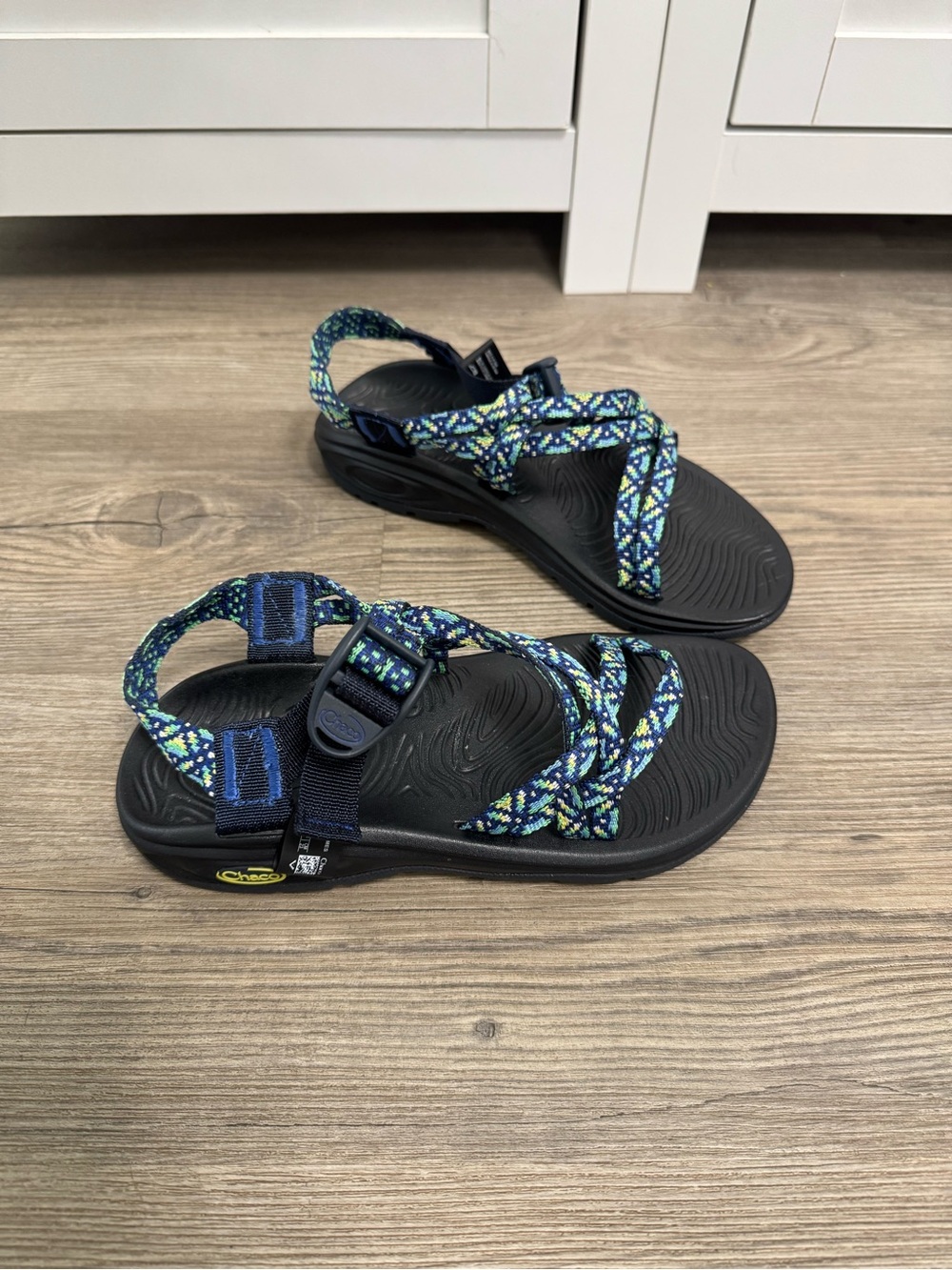 Chaco Sandals Women's Size 6 Blue/Green Z/Cloud X2 Hiking Platform